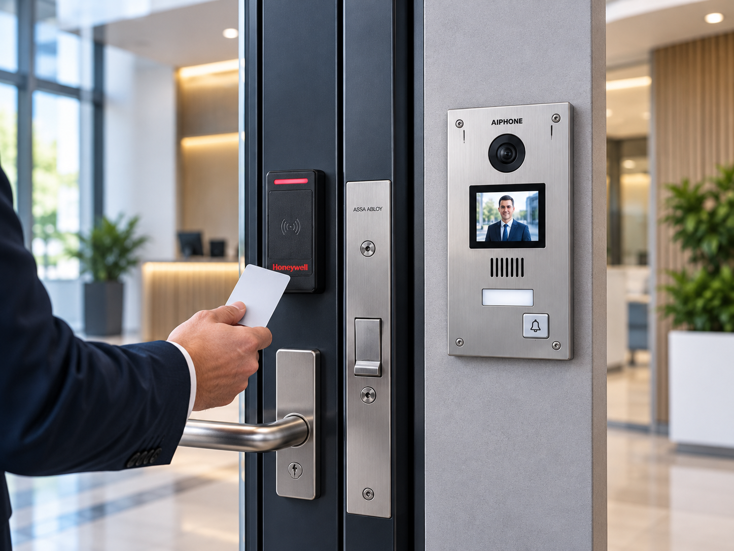 Commercial access control and intercom systems