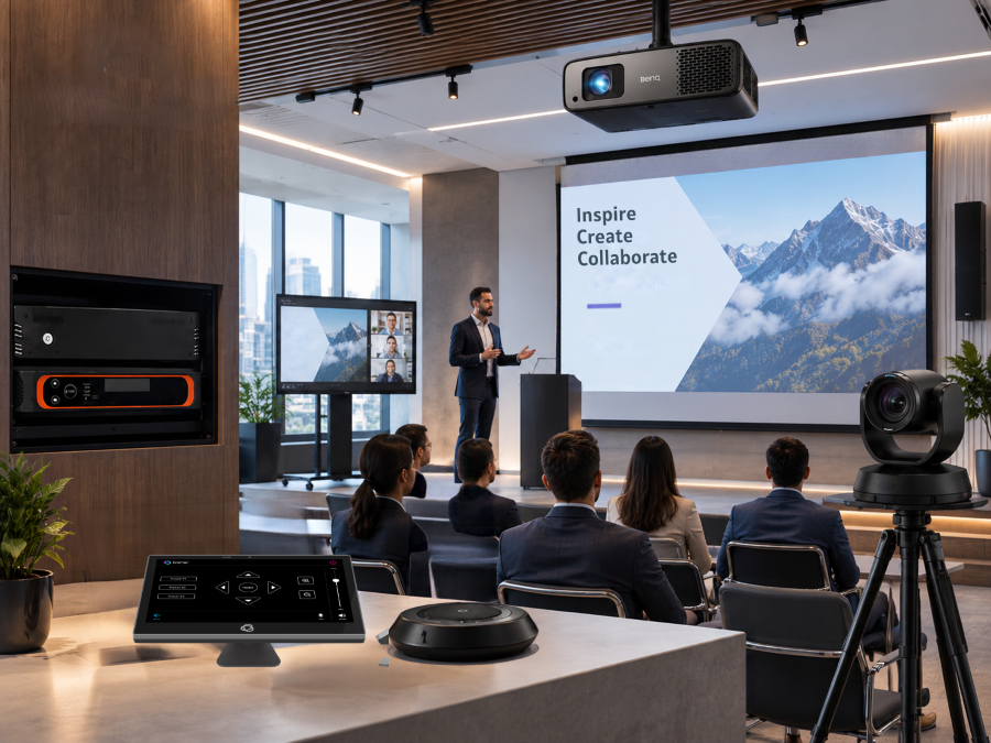Commercial audiovisual systems and professional AV technology