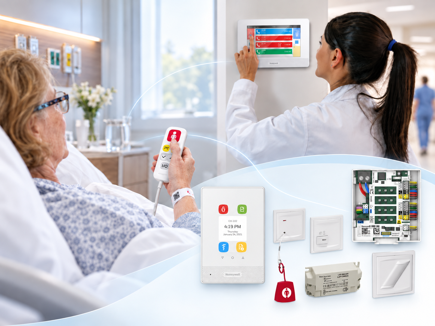 Nurse call and healthcare communication systems