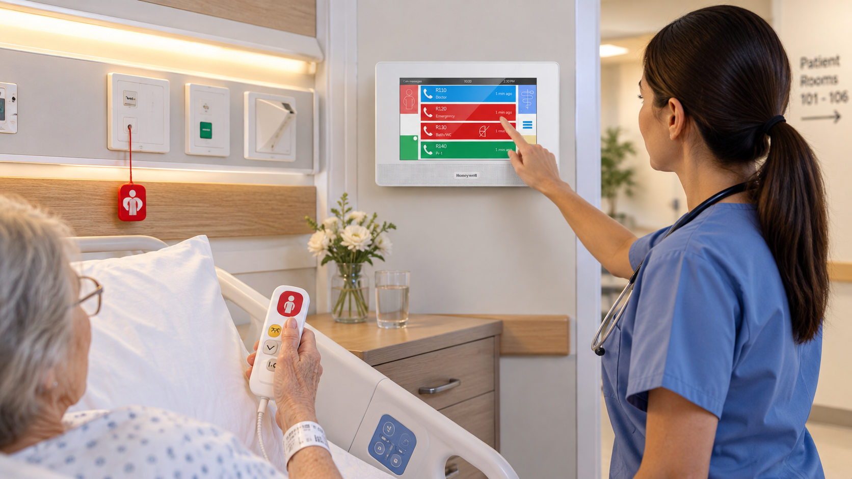 Nurse call and healthcare communication systems