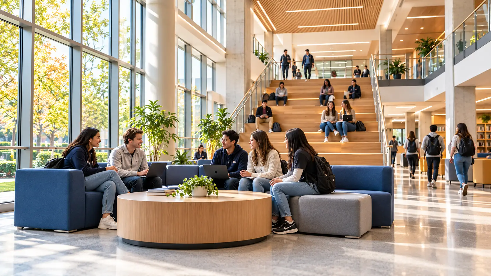 Technology professionals supporting an education facility