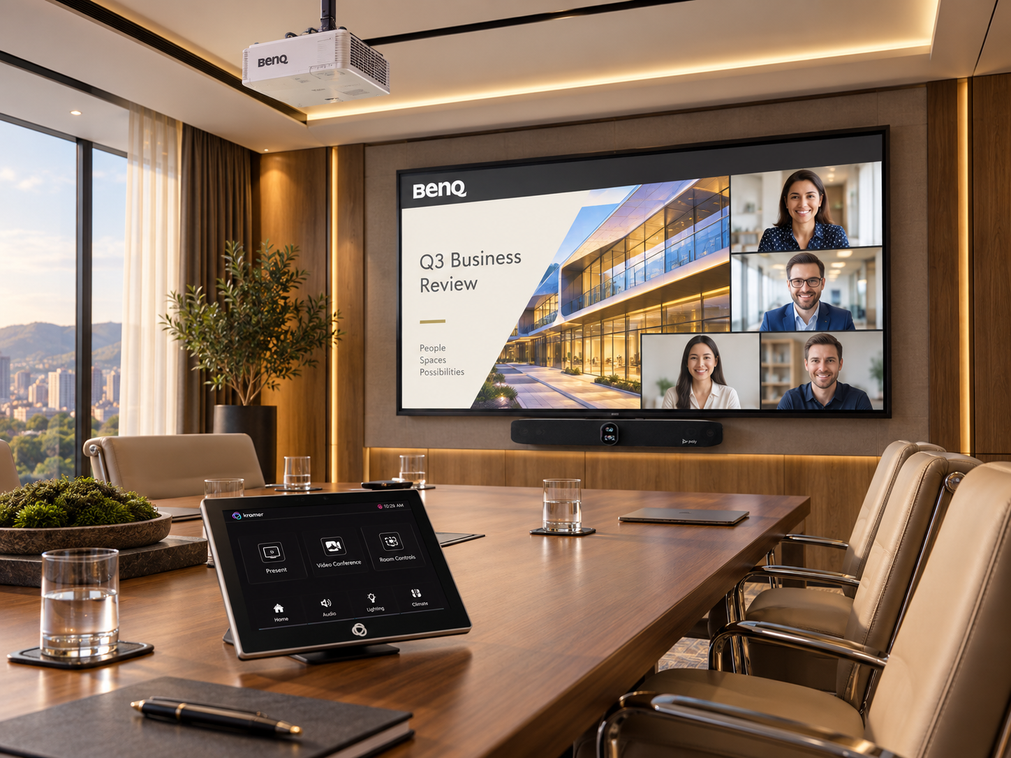 Modern hotel hospitality environment
