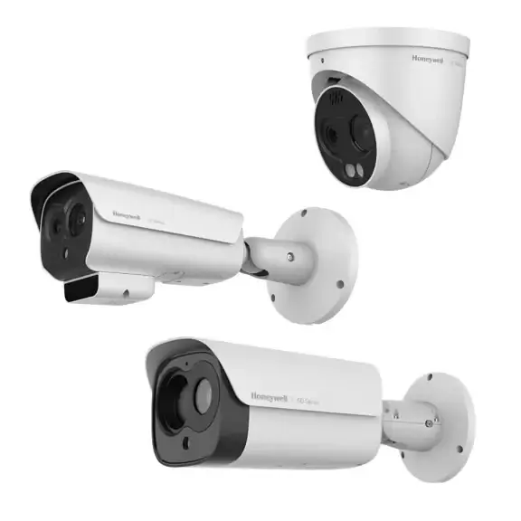 Honeywell outdoor security cameras used for video verification and monitoring of site perimeter areas